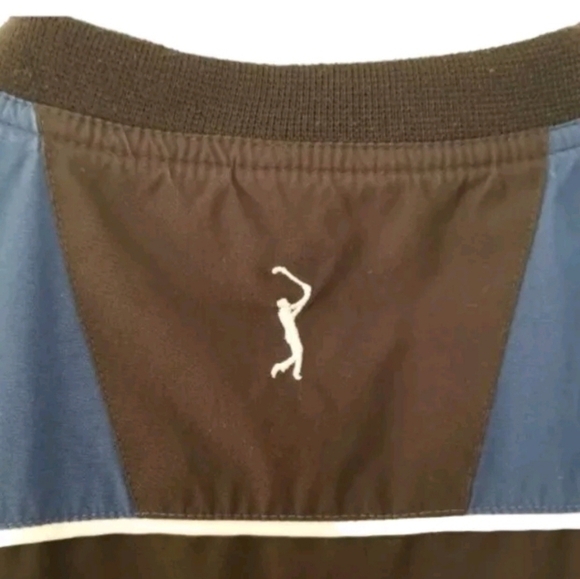 Vintage PGA TOUR Mens Golf Windbreaker Jacket Size Medium Pullover Pocket Logo. - Picture 8 of 9